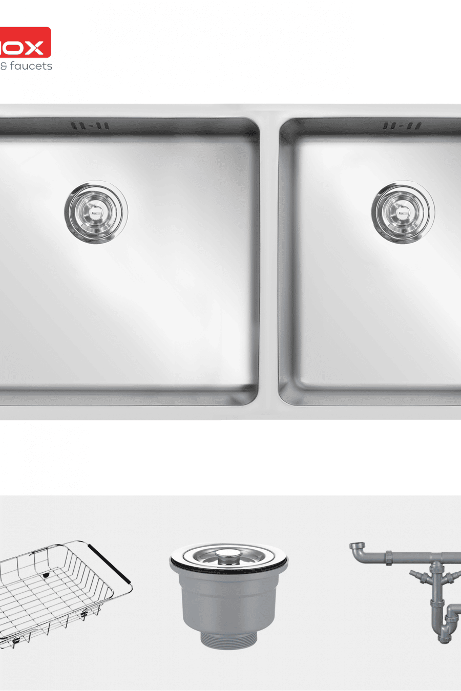 New Chau Rua Bat Kitchen Sink Konox Undermount Series Model Kn8144dua