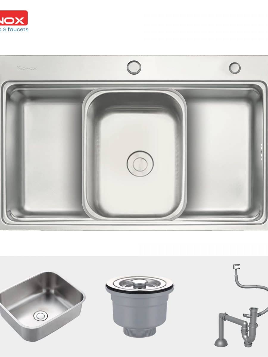 Chau Rua Bat Inox European Series Model Kn7548so Kitchen Sink